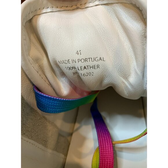 Zadig & Voltaire High Flash Pride High Top White Leather Sneakers Size 41 | 11 - Picture 9 of 9